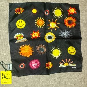 Moschino pocket square Smiley Face